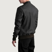 Sven Leather Bomber Jacket – alternate product view 6
